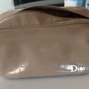 Christian Dior zipper cosmetic bags
